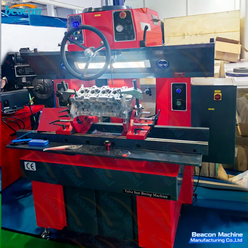 {GS-180A Valve Seat Boring Machine for Gas Engine Repair | Precision Valve Seat Cutter}
