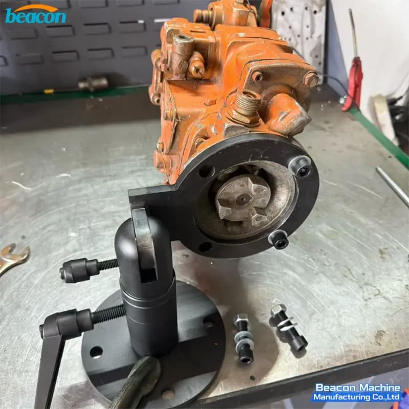 {G2-21 Cummins PT Pump Dismantling Bracket Stand - Professional Cummins PT Pump Tool}