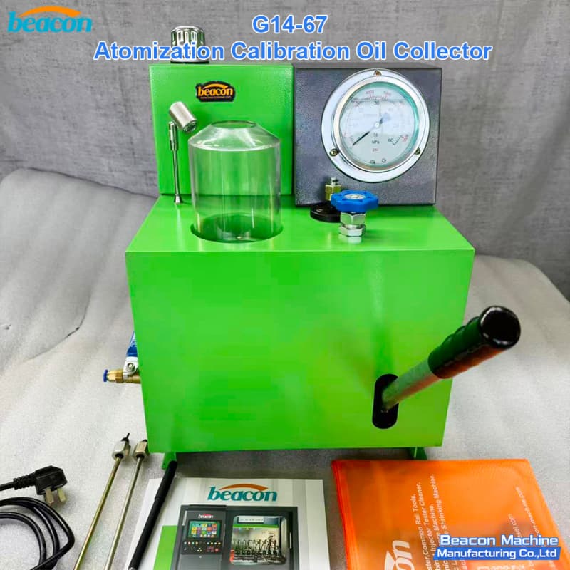 {G14-67 Injector Spray Pattern Oil Collector for Diesel Atomization Calibration Testing | Spray Calibration Collector}