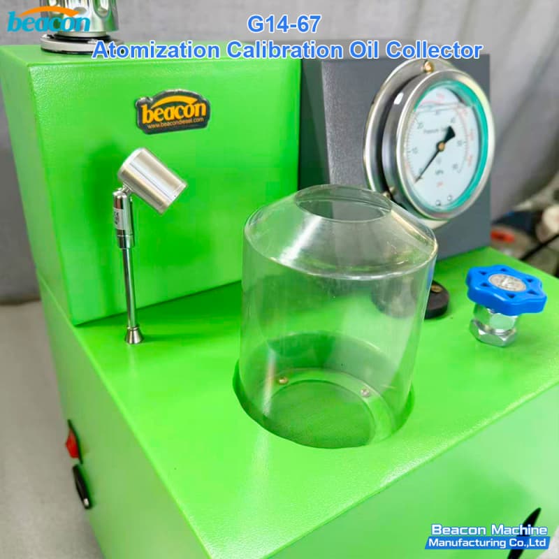 {G14-67 Injector Spray Pattern Oil Collector for Diesel Atomization Calibration Testing | Spray Calibration Collector}