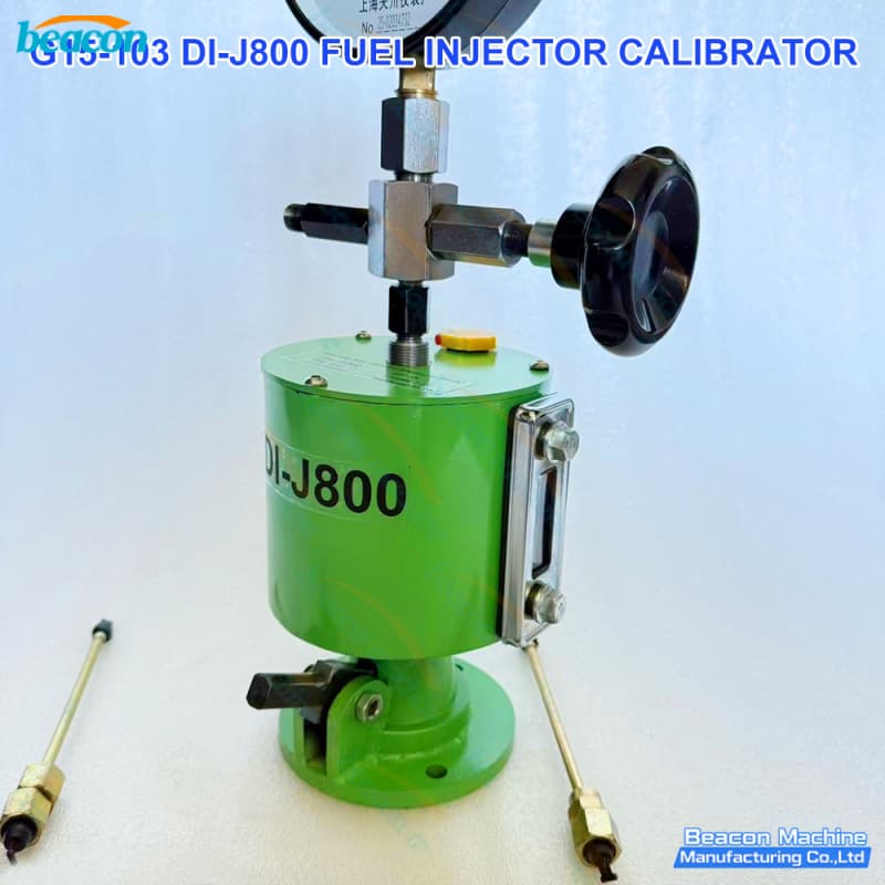 {DI-J800 Heavy Duty Manual Nozzle Pop Tester | Professional Diesel Injector Tester}