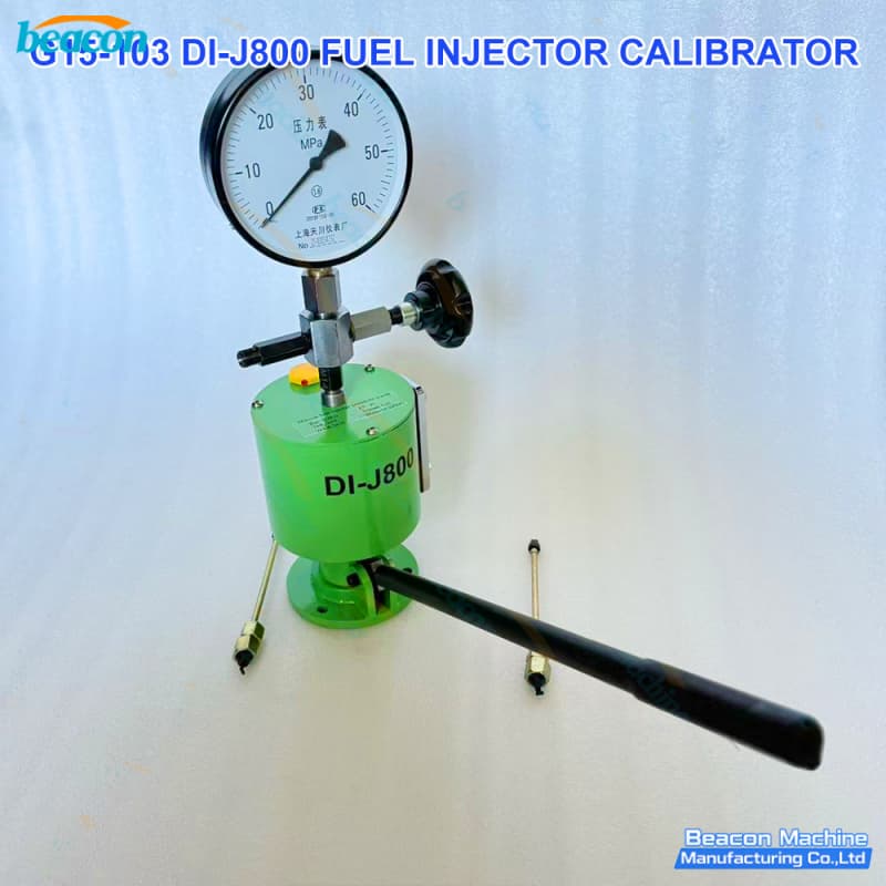 {DI-J800 Heavy Duty Manual Nozzle Pop Tester | Professional Diesel Injector Tester}