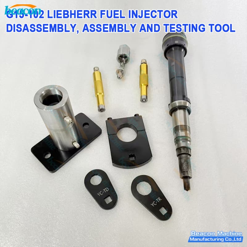 {G15-102 Professional Liebherr Fuel Injector Disassembly and Assembly Tool Kit | Heavy Duty Fuel Injector Testing Tool}