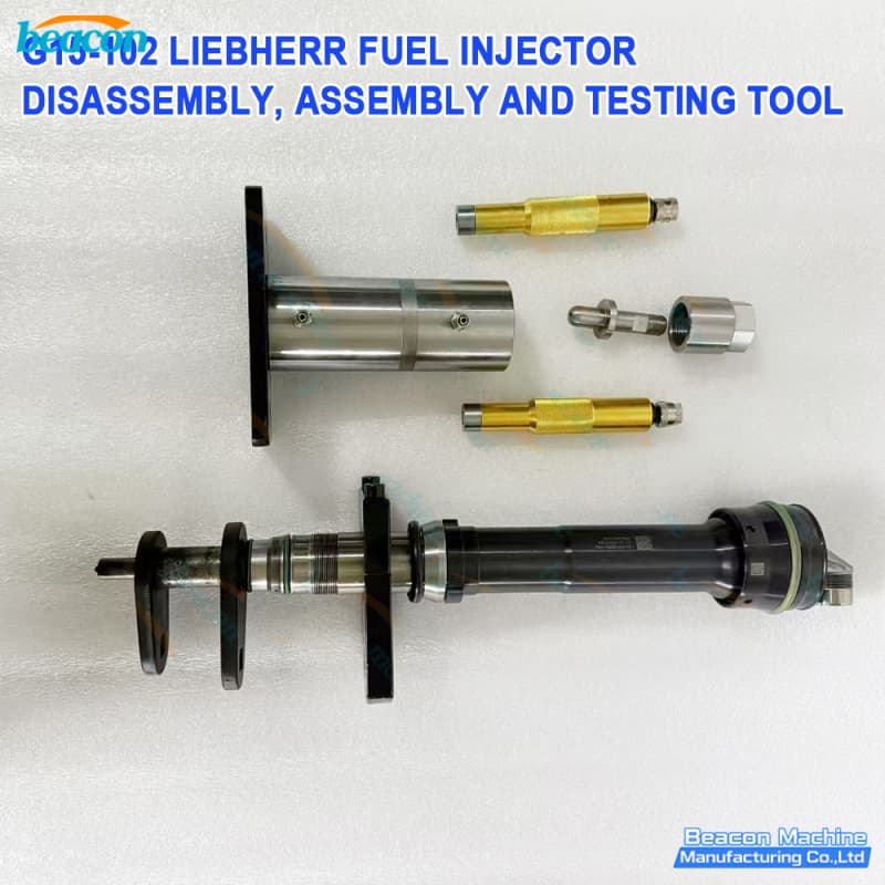 {G15-102 Professional Liebherr Fuel Injector Disassembly and Assembly Tool Kit | Heavy Duty Fuel Injector Testing Tool}