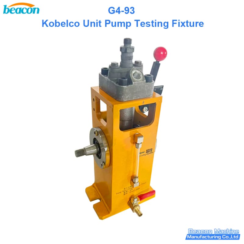 {G4-93 Heavy Duty Kobelco Unit Pump Testing Jig | Professional Diesel Pump Test Stand Adapter}