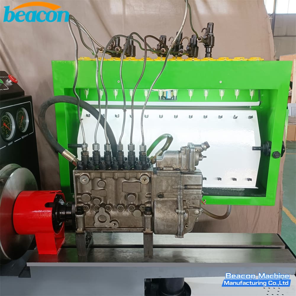{12 Cylinder Mechanical Pump Test Bench for Workshop | ES619 Diesel Injection Pump Test Bench - BEACON MACHINE}