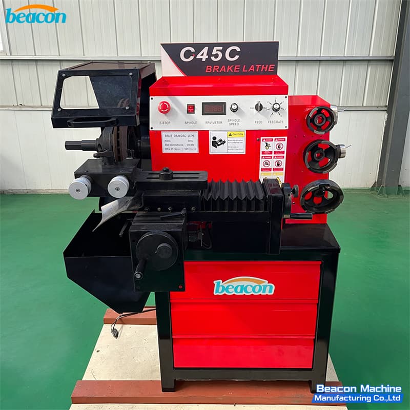 {Professional Brake Disc and Drum Resurfacing Machine C45C Brake Lathe - BEACON MACHINE}