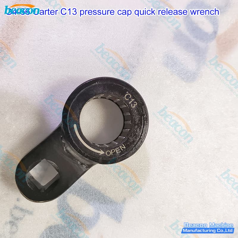 {BEACON MACHINE G4-66 Professional Caterpillar C13 Injector Pressure Cap Quick Release Wrench | Heavy Duty Caterpillar Injector Service Tool}