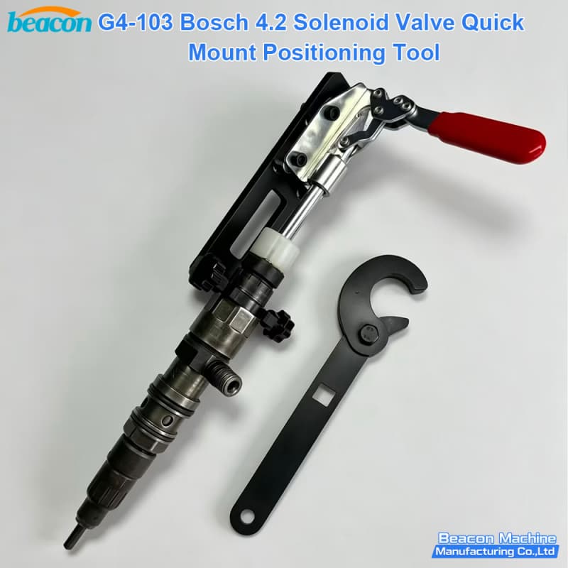{BEACON MACHINE G4-103 | Quick Mount Solenoid Valve Positioning Device for Bosch 4.2 Solenoid Valve Repair Tool}