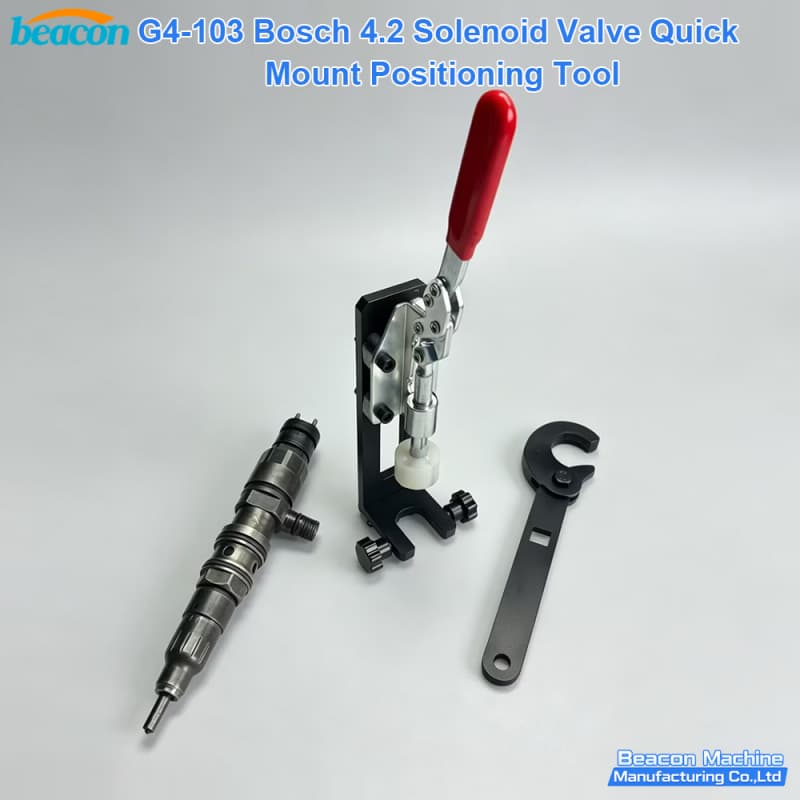 {BEACON MACHINE G4-103 | Quick Mount Solenoid Valve Positioning Device for Bosch 4.2 Solenoid Valve Repair Tool}
