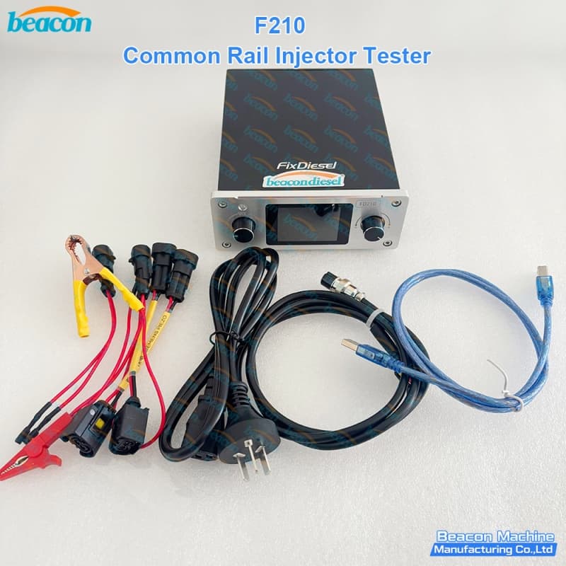 {F210 Common Rail Injector Tester Piezo & Solenoid | BEACON MACHINE Diesel Fuel Injector Driver Bosch Delphi Denso Siemens 0445110 0445120 Transit Hilux}