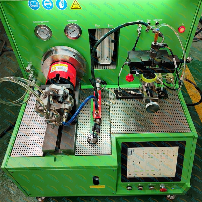 dynamic leakage detection testing console work area