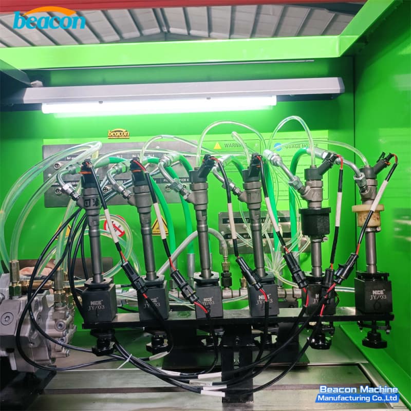 test bench for testing 6 injector