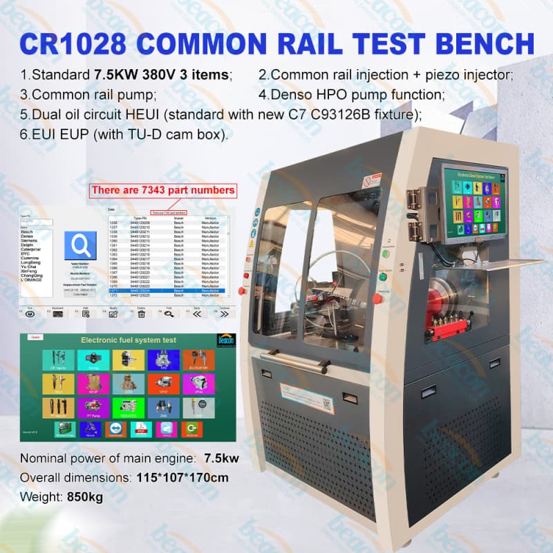 common rail pump and injector tester