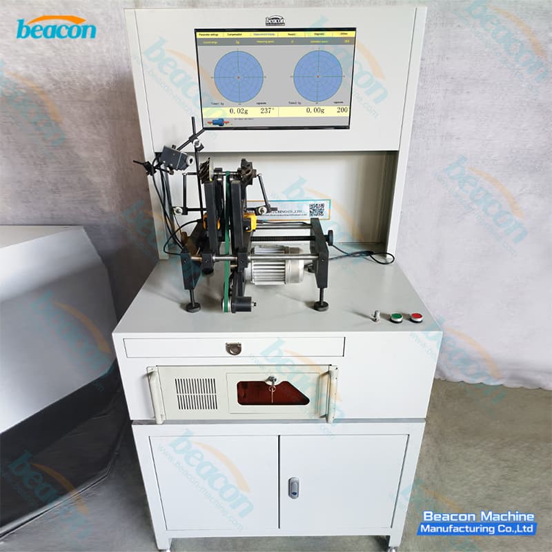 cabinet type rotor balancing machine