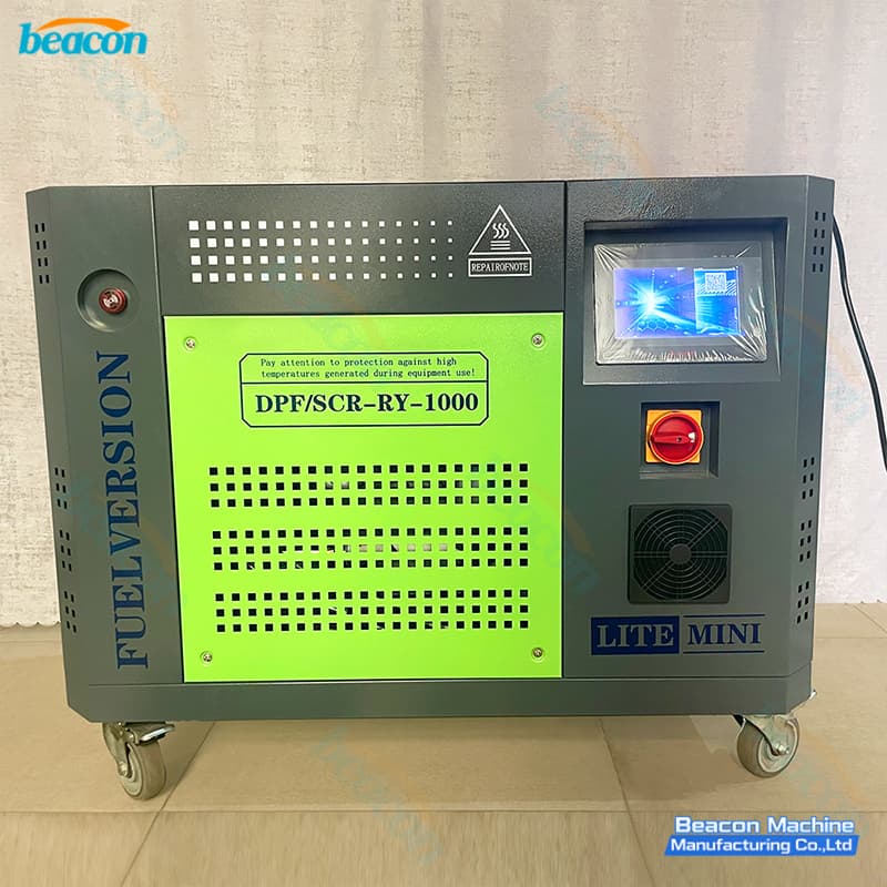 portable dpf regeneration machine for workshop