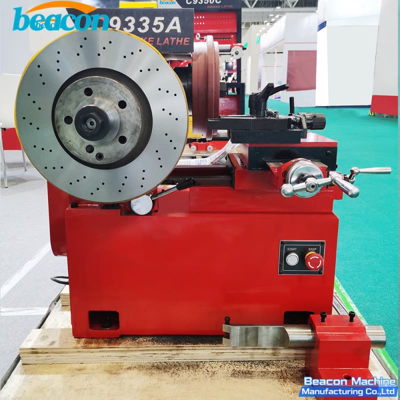 automotive brake resurfacing machine