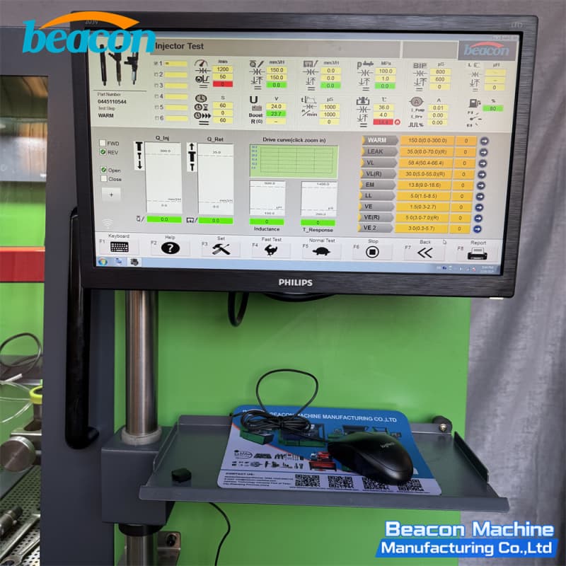 diesel injector troubleshooting bench