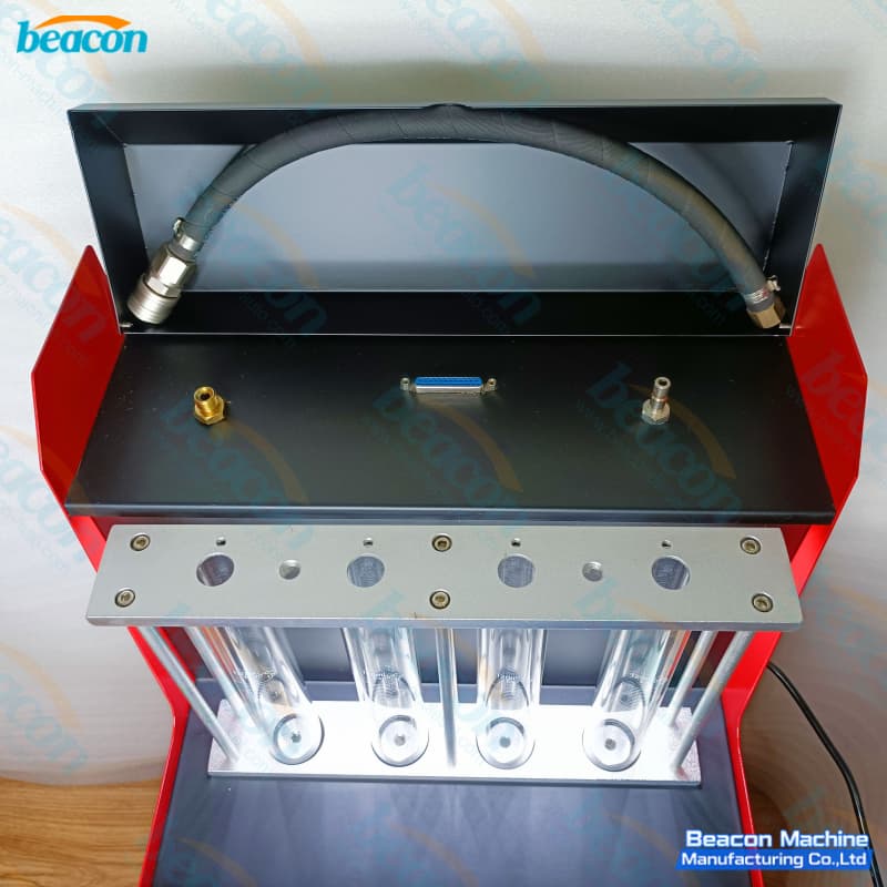 automotive gasoline injector spray pattern tester