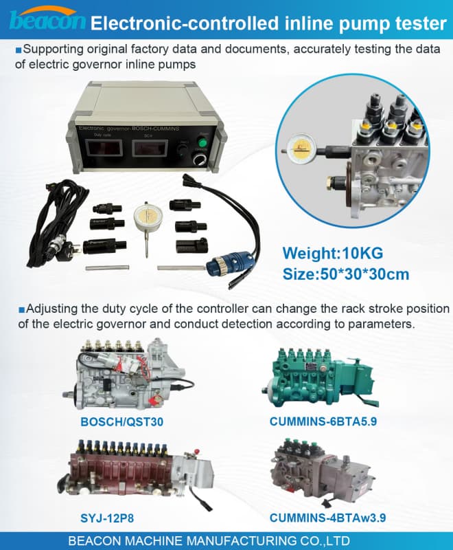 diesel engine inline pump duty cycle controller,beacon electronic inline pump test bench diesel engine inline pump duty cycle controller,beacon electronic inline pump test bench