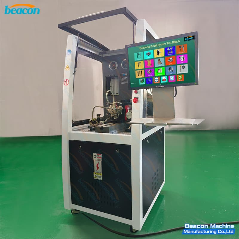 CAT320D high pressure pump visual inspection bench-white side