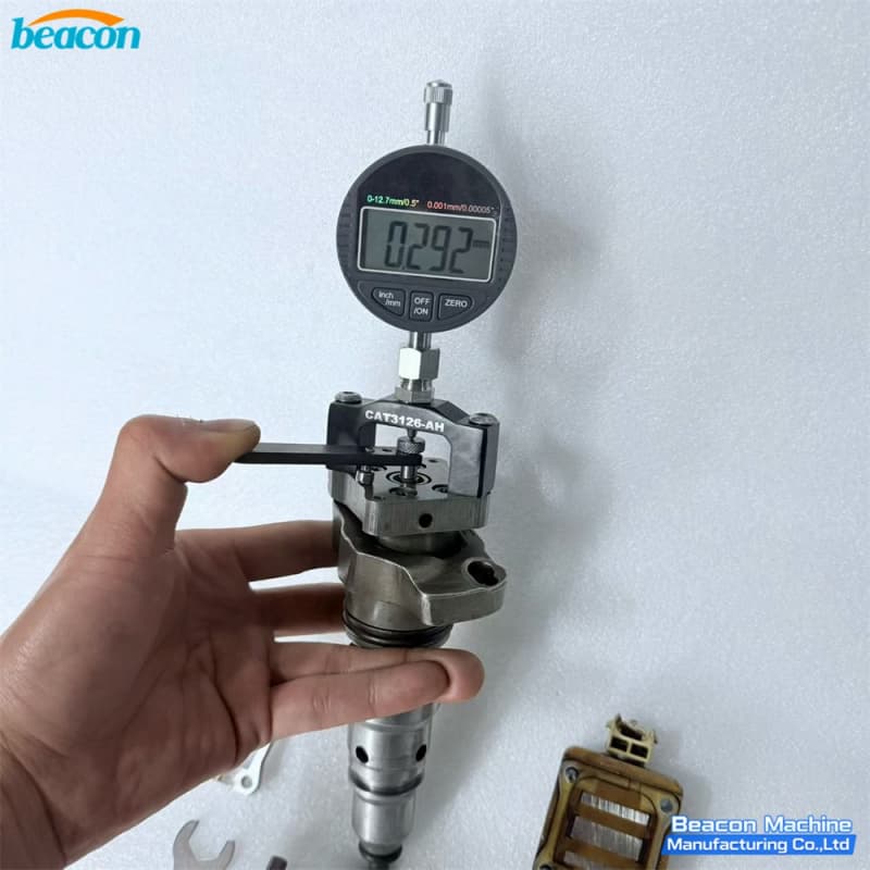 caterpillar c7 c9 3126 armature lift gauge detail