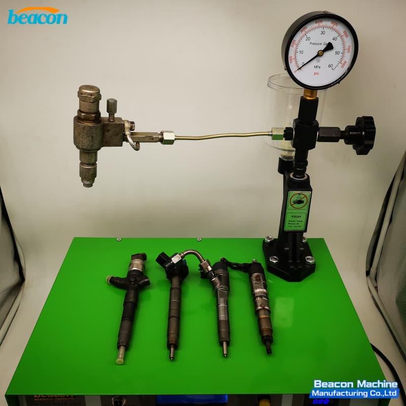 CAT common rail injector electronic test stand,universal electric diesel injector opening pressure tool