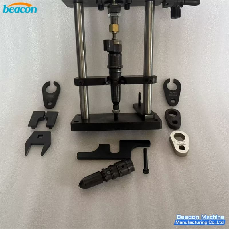 PT injector disassembly fixture with measurement system,Cummins PT injector service measurement equipment