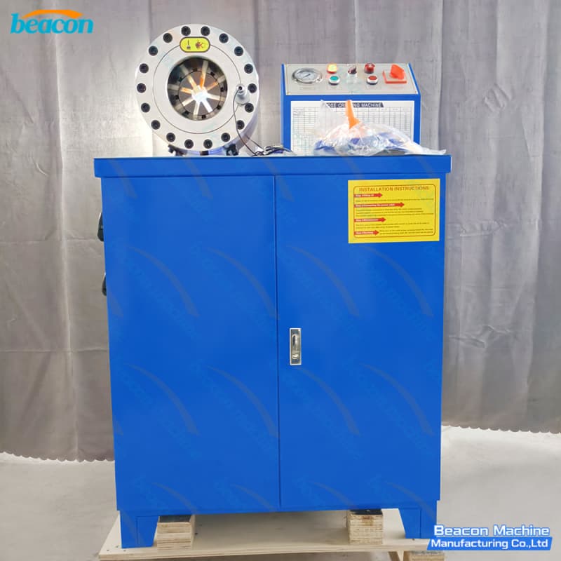 BC-51B floor standing hose crimper with foot pedal main picture