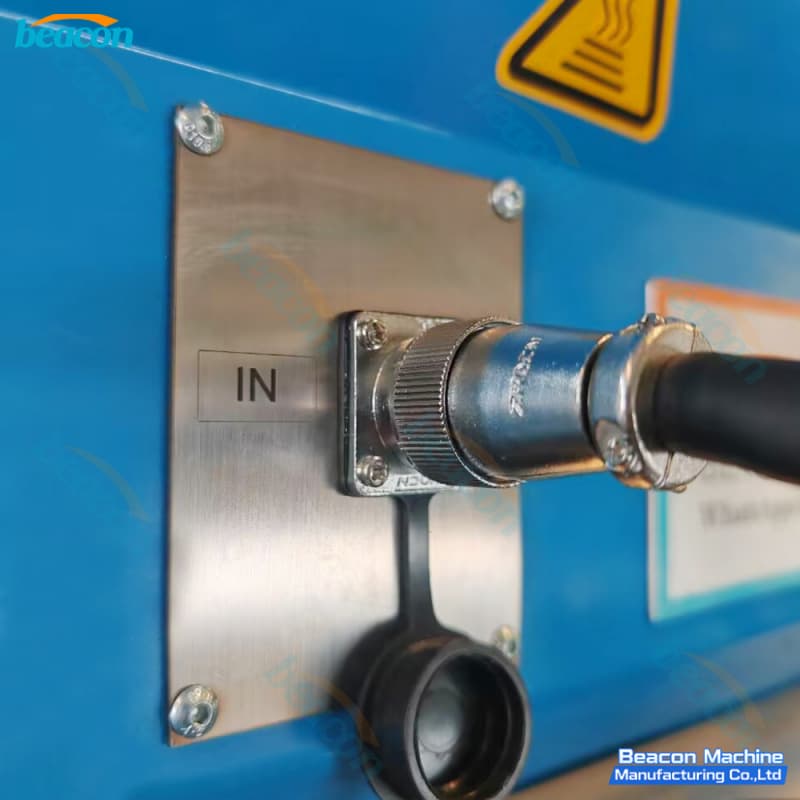 desktop solenoid inductance evaluation rig-wiring