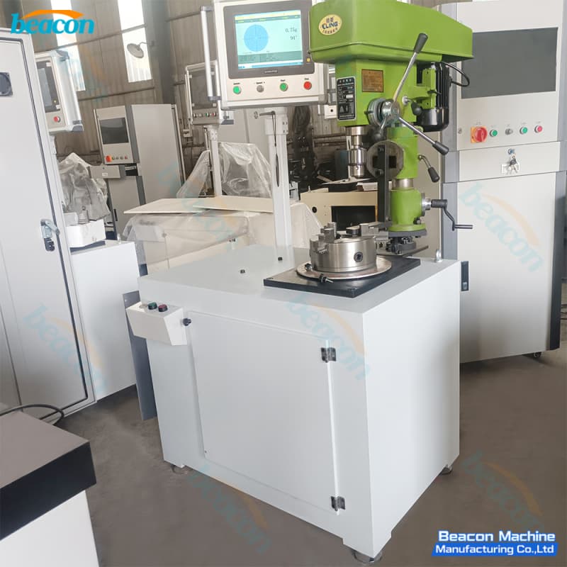 vertical dynamic balancing machine for saw blades