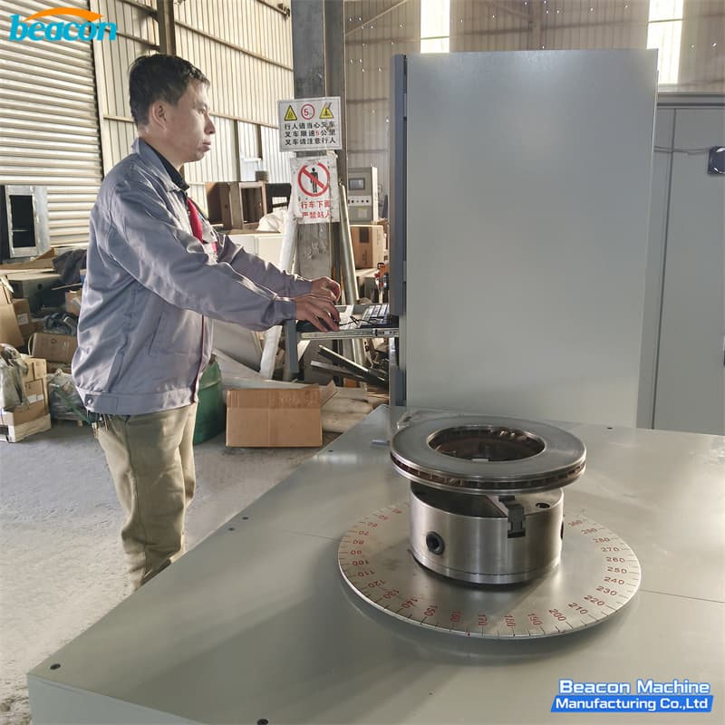industrial centrifugal impeller balancer-160-degree swivel base