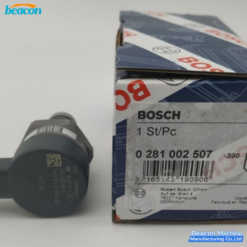 diesel fuel pressure control DRV valve with connector for injector test bench