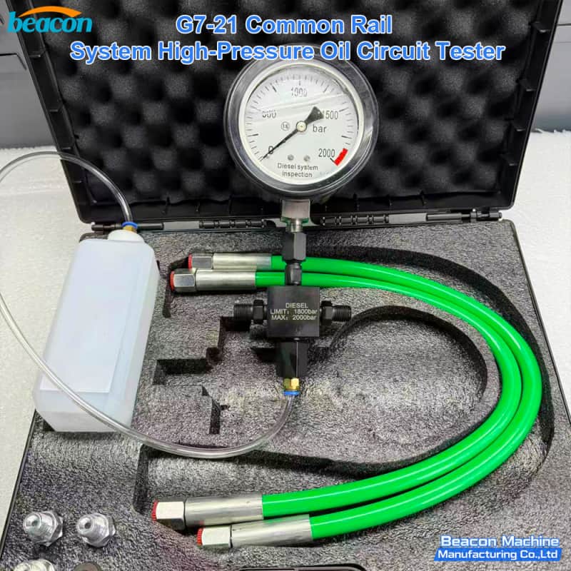 high pressure diesel fuel circuit diagnostic tester for common rail calibration equipment