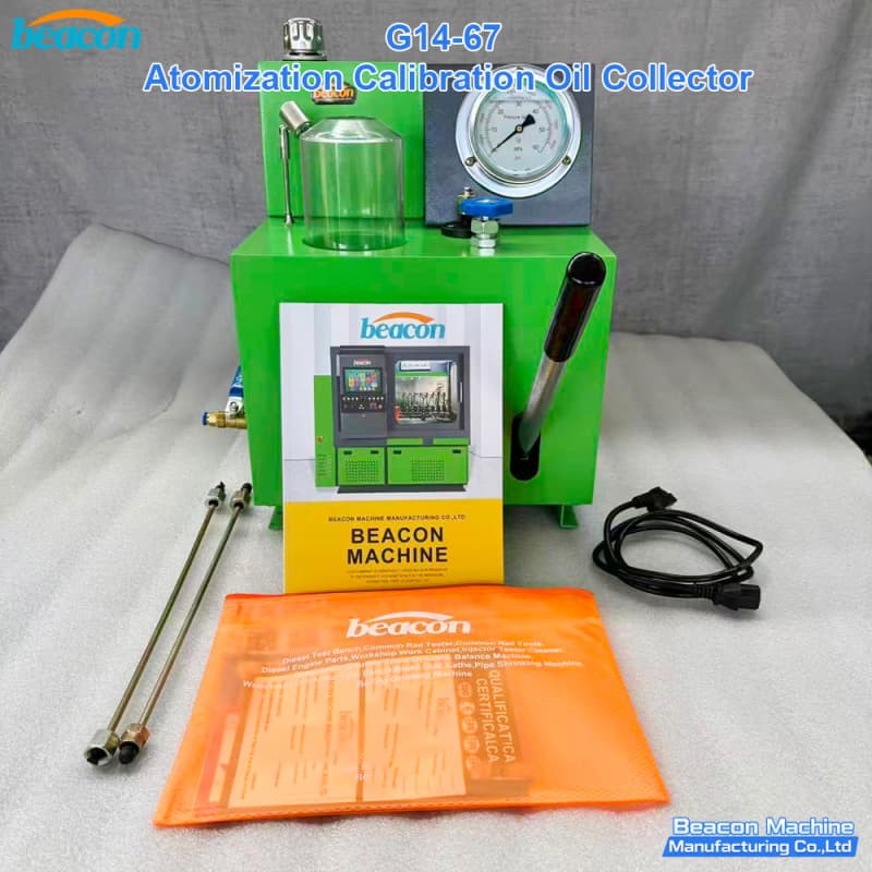 high precision fuel spray collection unit for injector spray pattern diagnostics