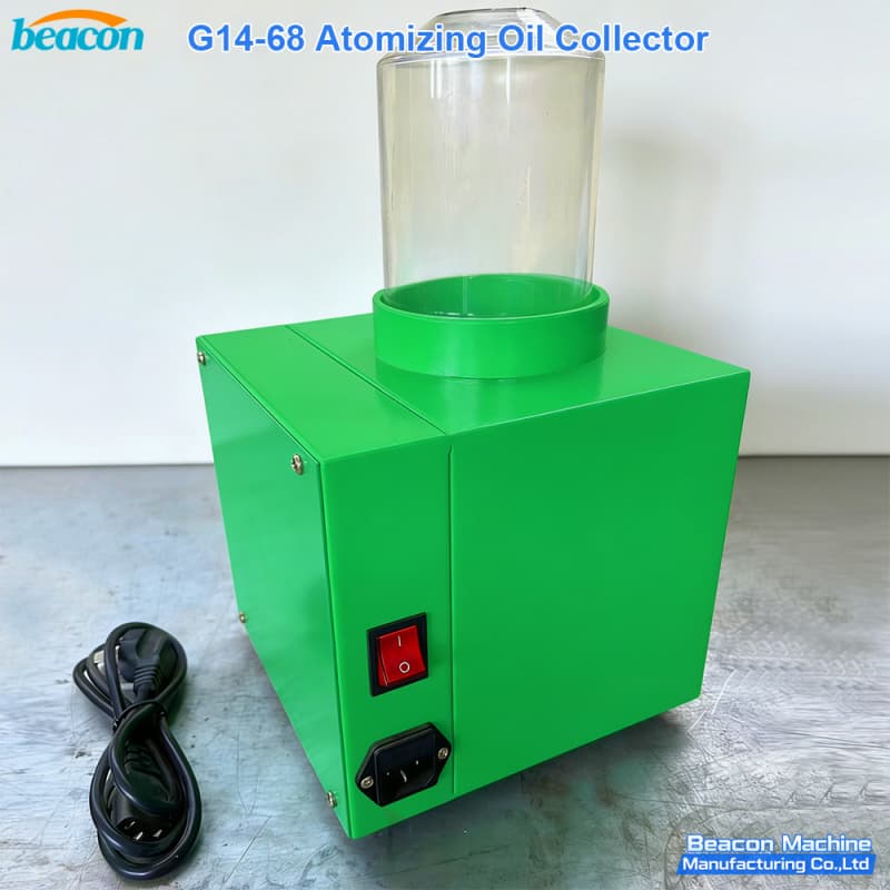 diesel injector spray fuel collection device for calibration and diagnostic equipment