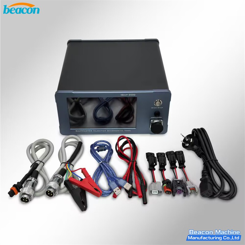 piezo injector testing device for calibration and repair of diesel fuel systems