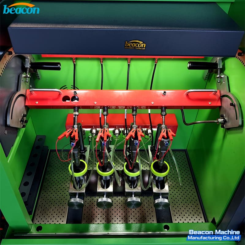 CR304S common rail test bench detail-work area