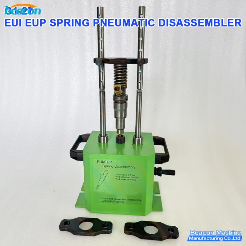electronic unit injector spring disassembly tool for diesel maintenance systems