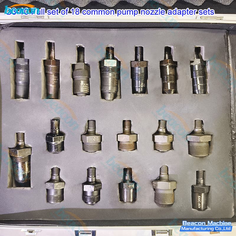 G3-10 pump nozzle test interface components for Volvo Scania Bosch and Detroit systems.