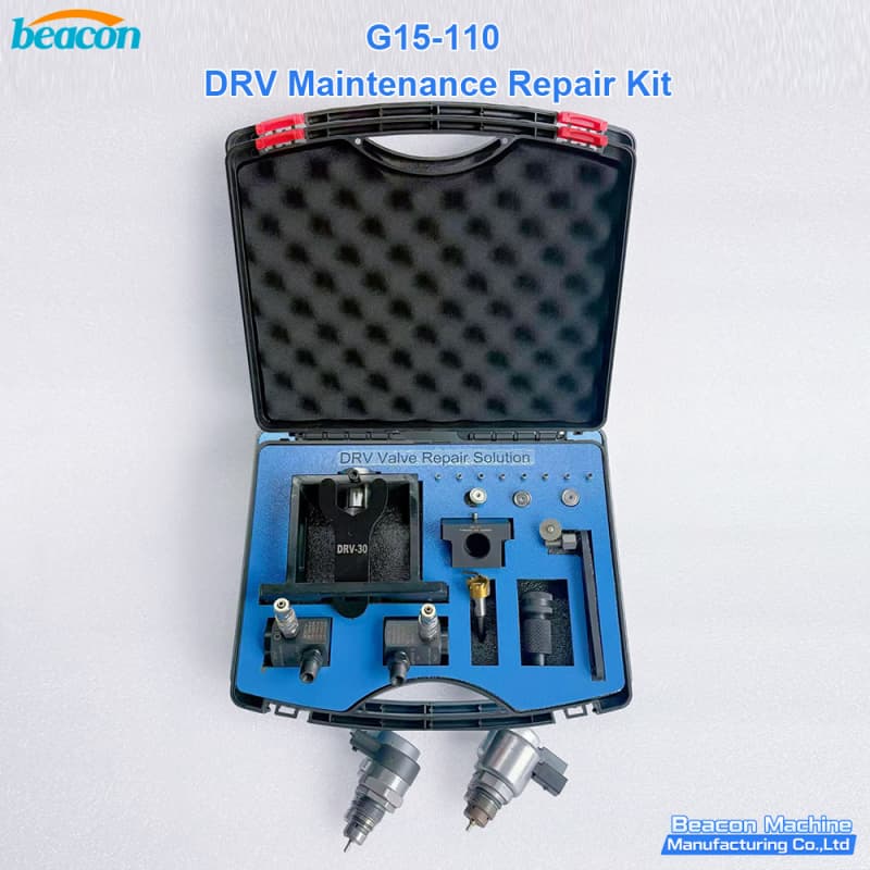 Complete G15-110 pressure control valve repair kit in a professional shockproof carrying case. Complete G15-110 pressure control valve repair kit in a professional shockproof carrying case.