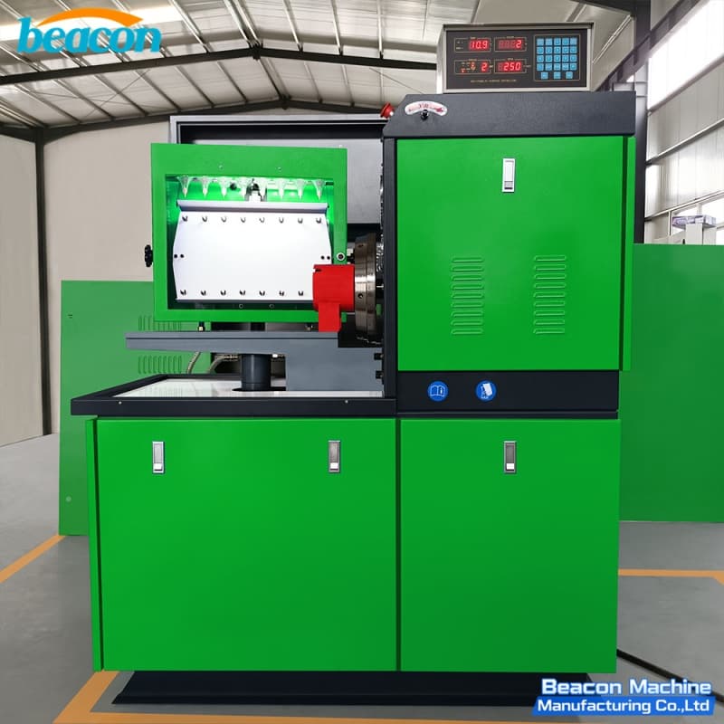 Precision 12 cylinder diesel injection pump test bench main interface