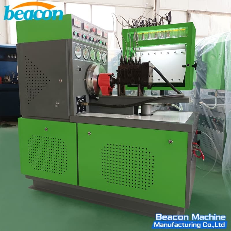 MINI12PSB-H diesel pump calibration machine in green and grey