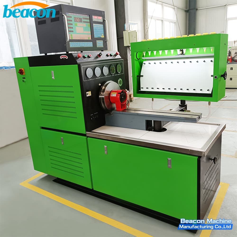BCS619 high-precision mechanical pump calibration station in green