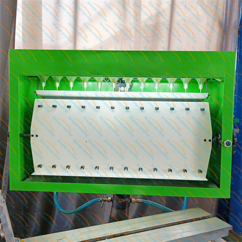 12 cylinder fuel injection pump test stand measuring tube display