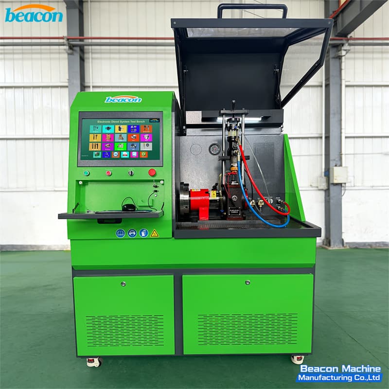 Internal view of heavy duty EUI EUP calibration solution showing cam mechanism