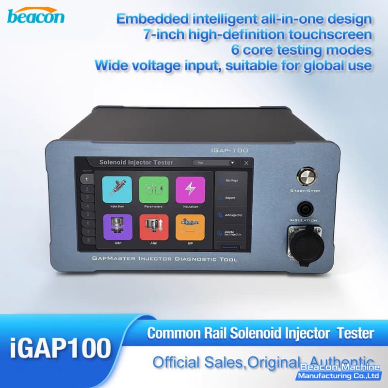 Official authentic I-GAP100 common rail solenoid injector tester for global workshops