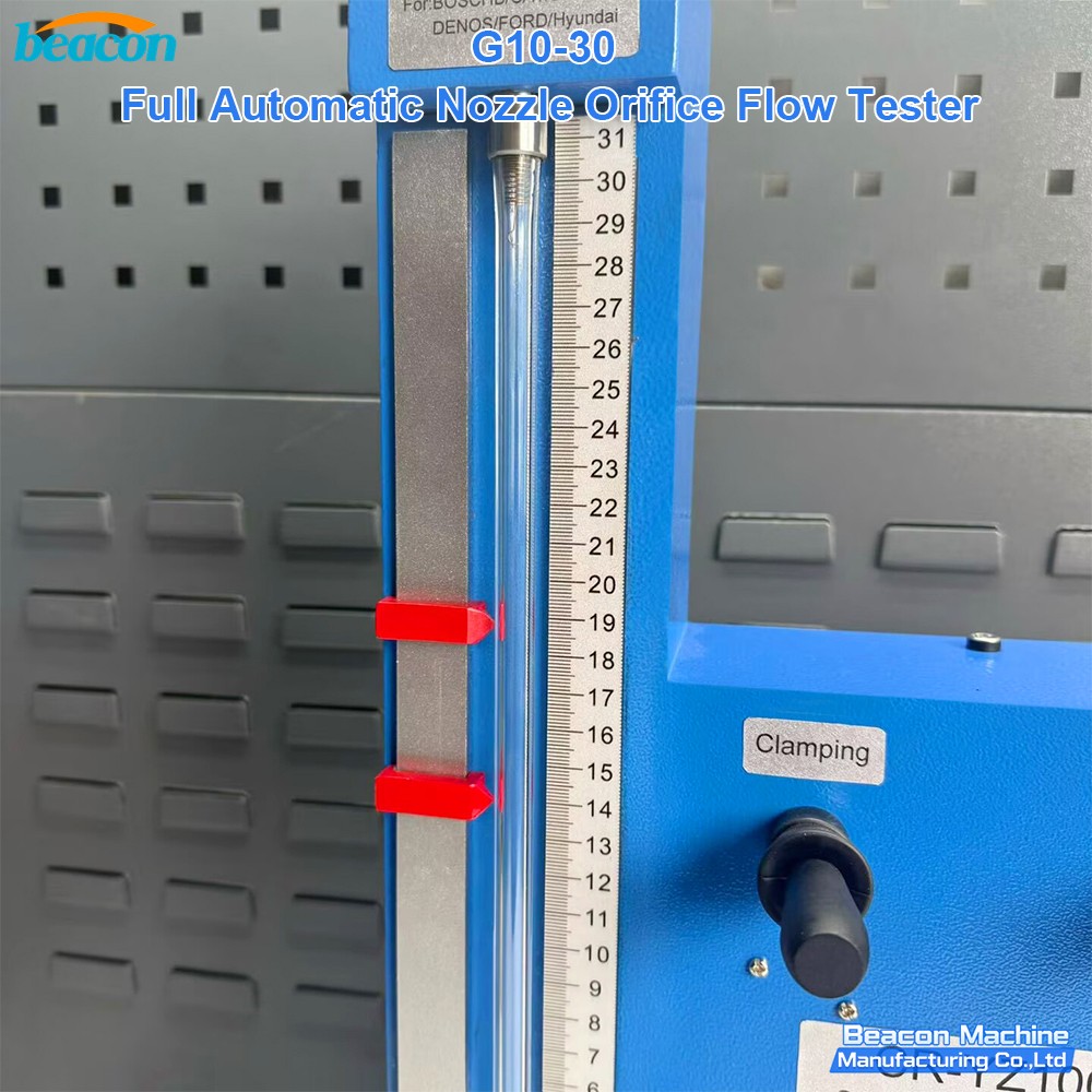 High precision pneumatic measuring element showing 10000x sensitivity on G10-30.