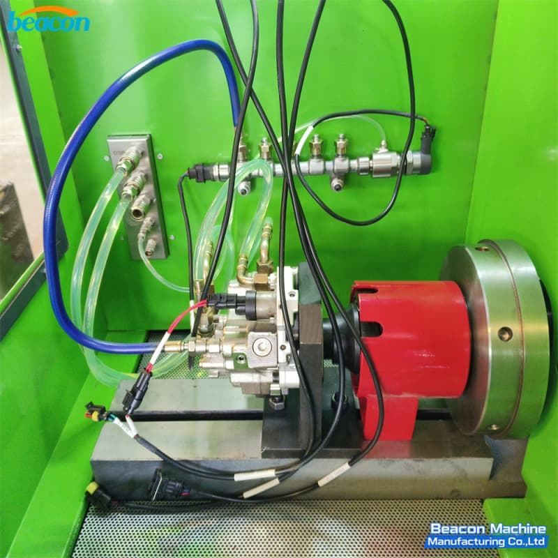 Common rail pump testing of CR1016 diesel test bench