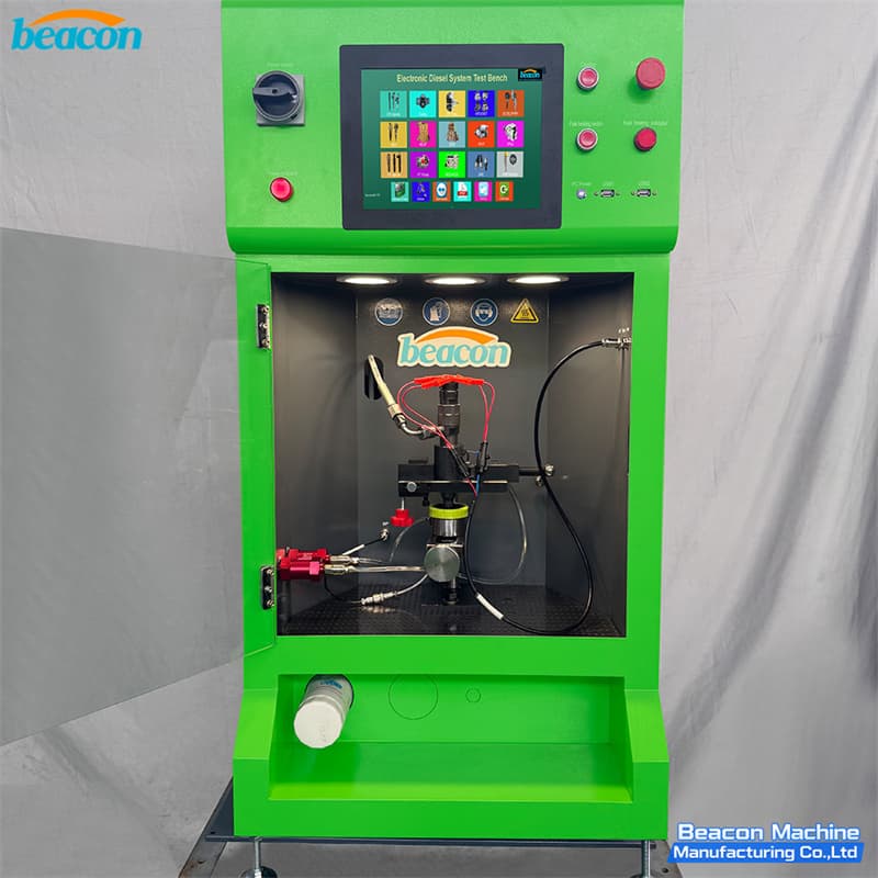 BEACON MACHINE EPS290 integrated common rail fuel delivery analyzer front view